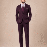 Deep Plum / Burgundy Tailored Suit
