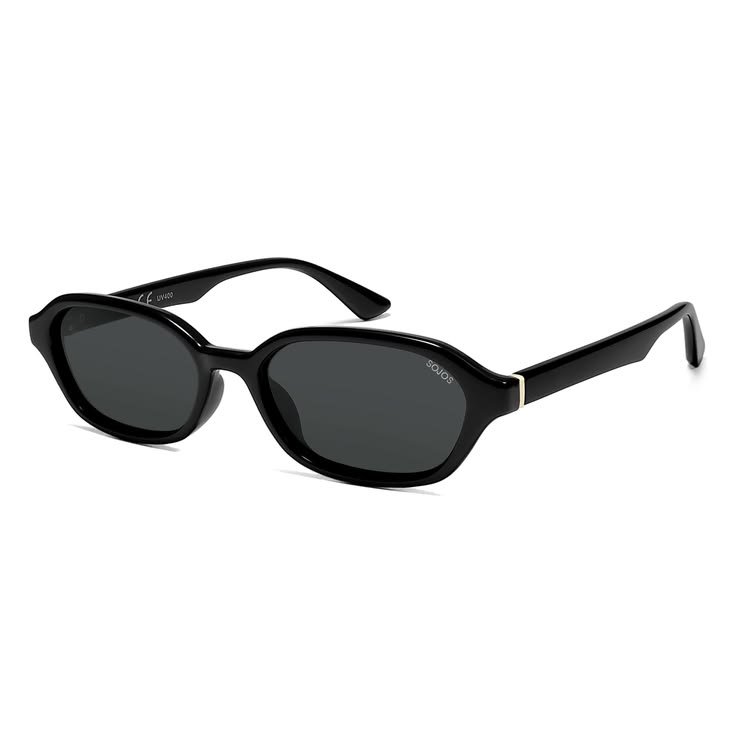 Version 1.0.0 SOJOS Retro Hexagonal Polarisierte Sonnenbrille Damen Herren Rechteckige Schmale Trendy Y2K Brille UV400 Schutz Geeignet für Breite Gesichter, SJ2629 - Image 1
