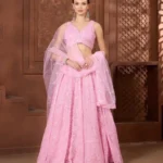Ira soft blush designer lehenga