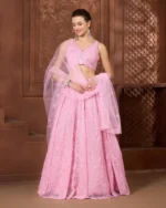 Ira soft blush designer lehenga - Image 3
