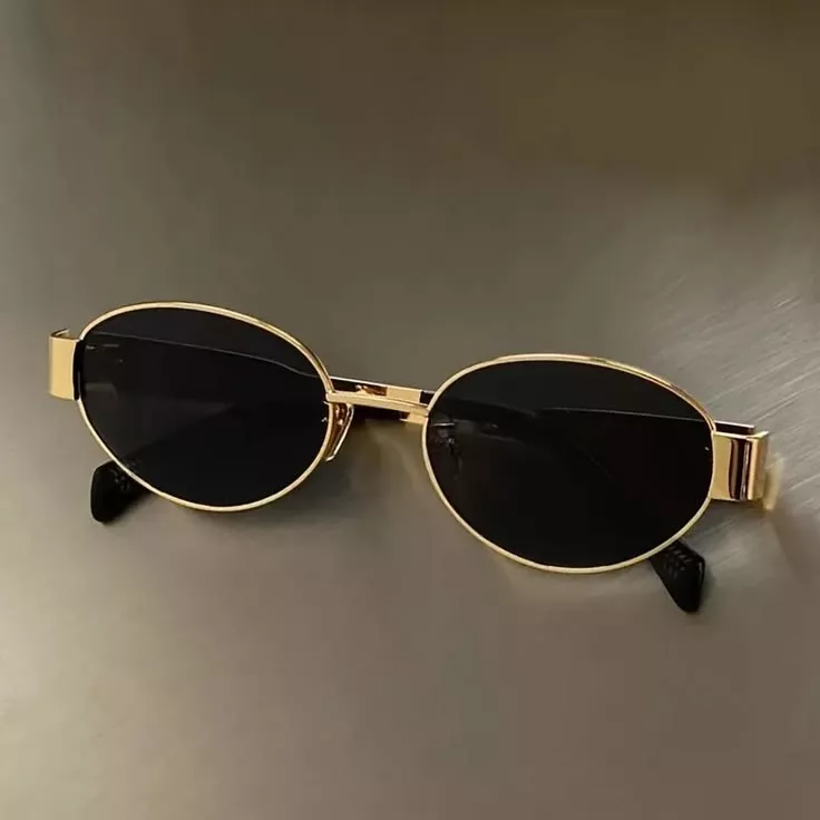 oval-metal-frame-sunglasses-uv400-lightweight-womens-classic-outdoor-wear-6a4b5aeb0acdc Oval Metal Frame Sunglasses Uv400 Lightweight Women's Classic Outdoor Wear - Image 1